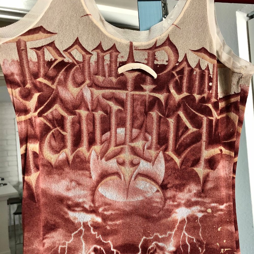RARE VINTAGE JEAN PAUL GAULTIER TATTOO SATAN DRESS - Picture 7 of 16